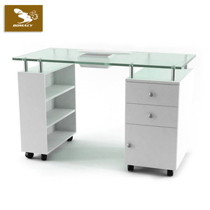 Bomacy Bureau à ongles roulants avec poussière Ongles bon marché avec évent Salon Manucure Meubles Tech Manucure Lumière Ongles de luxe Table - Product Image 4