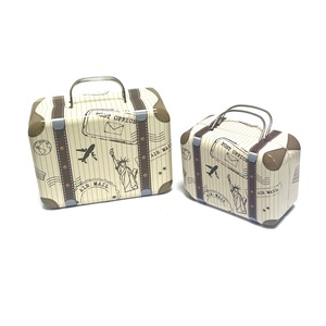 Valise HZ en matériaux recyclés écologiques, style sac à main, en forme de boîte rectangulaire, finition brillante, HZ-41210, vente directe usine - Product Image 1