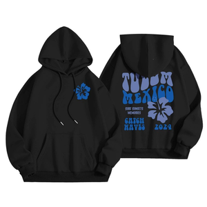 OEM Custom Logo Embroidered Oversized <b>Hoodie</b> with Graphic Letter Print <b>Trendy</b> Women's Casual Wear Breathable 100% Cotton Fabric - Product Image 3