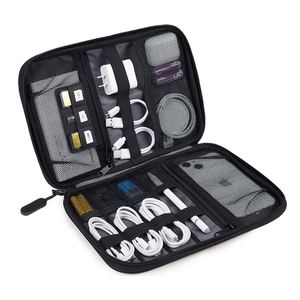 Étui de voyage pour appareils électroniques, petit sac organisateur de câbles, sac de rangement pour appareils électroniques - Product Image 1
