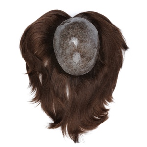 Pelucas de Cabello Humano con Base de Silicona Completa para Mujer, Sistema de Cabello con Toupee, Toupee para Mujer, Hecho a Medida en Fábrica - Product Image 4