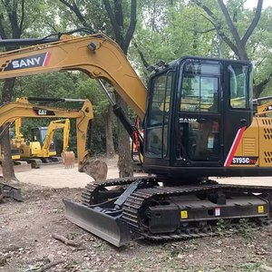 <span class=keywords><strong>Sany</strong></span> รถขุดตีนตะขาบ95C 9TON ดินเครื่องขุดไฮดรอลิกเคลื่อนที่ได้ใช้ผลิตในประเทศ2022โดย Sany95ชั่วโมงการทำงานต่ำ - Product Image 1