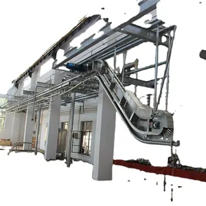 pig abattoir equipment slaughter conveyor system sticking line railing meat rail system