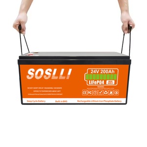 Baterai surya 24V 200Ah baterai Lithium 24V 250Ah 200Ah 100Ah Lifepo4 paket baterai 24V baterai Lithium surya dengan Bms pintar - Product Image 4