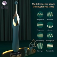 Beste prijs-kwaliteitverhouding app-gestuurde dubbelkopige vibrerende stimulerende clitoris masturbatie toy vibrator Diandian Pen