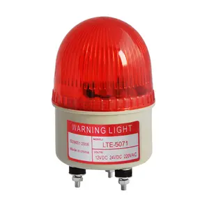 工厂、车间、设备LTE-5071用带螺栓底部发光二极管紧急闪烁频闪灯的警告信标灯