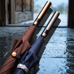 Parapluie pliant classique en nylon à trois plis UM-604 Compact Travel - Product Image 3