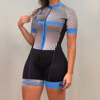 XAMA Little Monkey Woman One-Piece Cycling Suit Zixi Pakaian Bersepeda Jersey Kompetisi Sepeda Gaya Terpadu