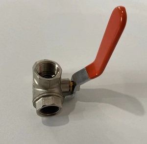 บอลวาล์วทองเหลืองฟอร์จ 3/4" 1" ชุบนิกเกิลแบบสามทาง - Product Image 5