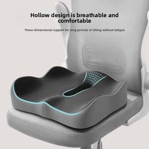 Coussin de soutien lombaire pour bureau, coussin de siège à récupération lente pour longues sessions, coussin de protection des hanches, coussin de siège anti-pression - Product Image 5