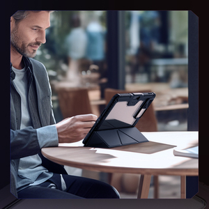 Étui antichoc pour tablette avec housse coulissante pour appareil photo pour <span class=keywords><strong>Xiaomi</strong></span> <span class=keywords><strong>Pad</strong></span> 7/<span class=keywords><strong>Pad</strong></span> 7 Pro housse de <span class=keywords><strong>protection</strong></span> en cuir PU pour tablette avec support - Product Image 6