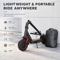 Trottinette électrique pliable populaire pour la ville, moteur stable, batterie durable, double frein électronique, pour usage quotidien en ville par les adultes