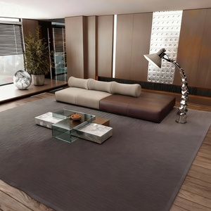 Ensemble de canapés droits pour <span class=keywords><strong>réception</strong></span> d'entreprise, double combinaison, style luxueux, en daim et cuir anti-griffures, personnalisable pour salon de beauté - Product Image 4