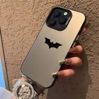 Pour iPhone 16 étui nouveau motif chauve-souris IMD housse de téléphone portable pour iPhone 14 15 16 Pro Max Plus