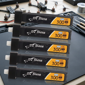 300mAh 3.8V 1S 75C LiPo แบตเตอรี่ BT2.0/ปลั๊ก PH2.0 RC FPV โดรนแข่งขัน Quadcopter - Product Image 3