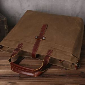 Bolsos Tote de Lona Encerada Personalizados para Mujer, con Cierre, Impermeables, Duraderos, Grandes, para el Hombro, Portátiles, para Viajes, Playa y Compras - Product Image 2