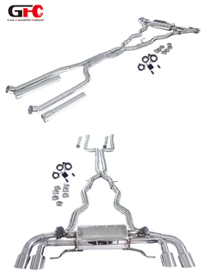 Sistema de Escape Catback GFC Premium para BMW <span class=keywords><strong>M550i</strong></span> G30 2017-2023 4.4L con Silenciadores Dobles, Válvulas Dobles y Salidas de Escape Cuádruples - Product Image 5