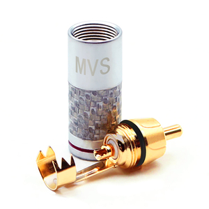 Mvs Hifi RCA âm thanh cắm chất lượng cao âm thanh kết nối cho xe điện khuếch đại cáp tín hiệu RCA nam kết nối - Product Image 2