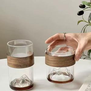 Taza de vidrio transparente de borosilicato de alta resistencia a la temperatura, taza de té de una sola capa para oficina, juego de tazas de té para el hogar. - Product Image 6