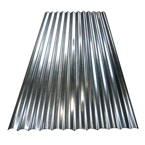 Chapa de acero galvanizado corrugado Zinc Aluminio Aluzinc bwg 30 chapa de techo corrugado galvanizado