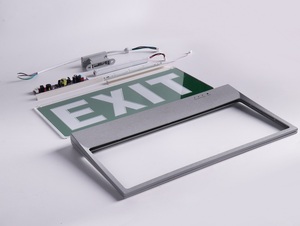 An toàn huỳnh quang khẩn cấp Exit đăng trong nhà sử dụng màu xanh lá cây customaluminum + Acrylic Exit Đăng Board - Product Image 6