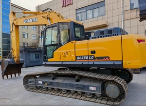 Shantui รถขุดตีนตะขาบ SE260LC-9มือสอง, เครื่องยนต์คัมมินส์ความจุถัง3ม. ส่วนประกอบหลักของ Doosan - Product Image 2