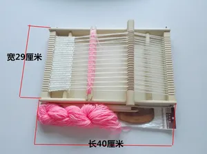 Macchina per Tessitura Manuale in Legno Montessori per Bambini, Set Educativo per Lavori a Maglia, Gioco Creativo per Ragazze - Product Image 6