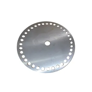Professional Manufacturer Customized Cnc Milling Aluminum Panel Fabrication Perforated Turntable Part