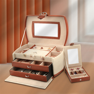 Universal Gift Extra <b>Large</b> Storage Girls Movable Layers Cabinet Packaging Drawer Safety Strong Travel Braid Jewelry <b>Box</b> - Product Image 5