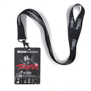 รับทำบัตรเข้างาน PVC เคลือบลามิเนต ปริมาณน้อย พร้อมโลโก้แบบกำหนดเอง สายคล้องคอสำหรับงานอีเว้นท์ - Product Image 3