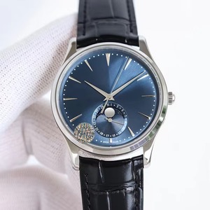 Fashion Silver Case Blue Dial Luminous Waterproof Moon Phase Display Sapphire Crystal <b>Mens</b> Luxury <b>Mechanical</b> <b>Watch</b> 2026 - Product Image 2