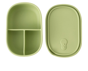 Boîte à lunch bento portable en silicone de qualité alimentaire pour enfants, avec séparateurs, idéale pour l'école et les sorties - Vente chaude - Product Image 4