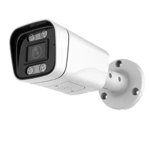 2 yönlü ses 5MP Poe güvenlik kamerası renkli gece tam renkli su geçirmez açık IP ağ Bullet kamera