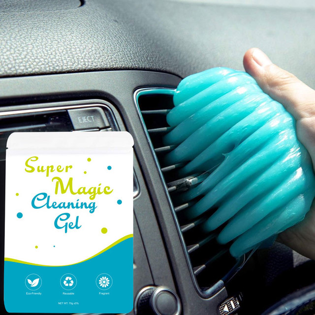 Super Magic 70g Universal Keyboard Cleaner Mud Wholesale Cleaning Gel Car Interior Dust Removal Colorcoral Car Cleaning Gel