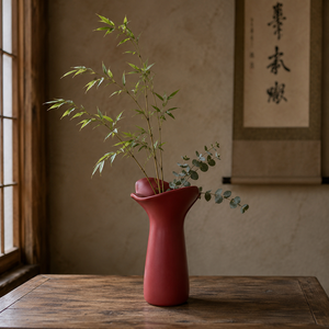 Jarrón de Cerámica de Lujo Estilo Nórdico, Arreglo Floral para Entrada, Decoración Moderna y Sofisticada para el Hogar - Product Image 4