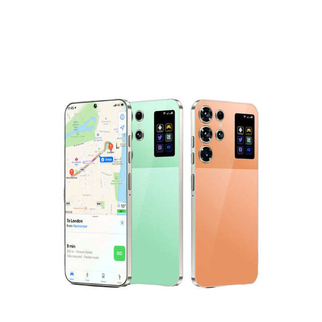 Wholesale S26 7800mah Battery 5G Phone Android14 Dual SIM GSM HD Screen LTE 16GB 1TB