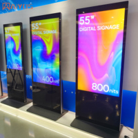 Quioscos de publicidad LCD de 43 55 65 pulgadas con pantalla táctil Android Windows Pantalla de señalización digital