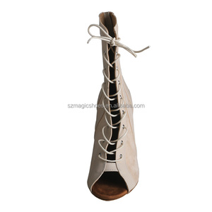 Dernières Chaussures de Danse Jazz pour Femmes, Talons Fins <span class=keywords><strong>Beige</strong></span> de Haute Qualité, Bottes de Danse avec Expédition Rapide, Directement de l'Usine - Product Image 6