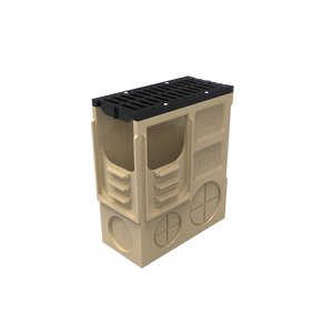 Caisse de drainage en béton polymère moderne EN1433 sur mesure avec <span class=keywords><strong>couvercle</strong></span> en fonte ductile et acier inoxydable pour projets de drainage extérieur - Product Image 1