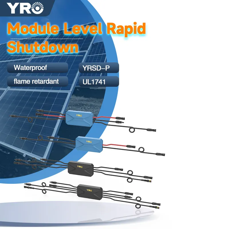 YRO Rapid Shutdown solar energy efficiency YRSD Modular level PLC type DC 24V Series Firefighter Safety Switches Home Factory