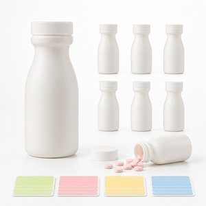 Fournisseur de <span class=keywords><strong>Confiance</strong></span> – Flacons en Plastique PE Blancs Personnalisables de 100 ml, Hygiéniques, Étanche et Faciles à Manipuler, pour l'Emballage de Produits de Santé - Product Image 1