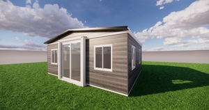 Mini contenedor modular de acero listo para montar, casas de vacaciones plegables portátiles, básico, hecho en China, dormitorio, Villa, uso al aire libre - Product Image 5
