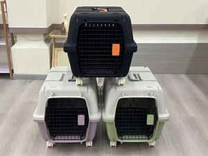 Trasportini Portatili IATA per Cuccioli Gabbie Generiche da Viaggio in Plastica Grandi Casse per Cani - Product Image 2