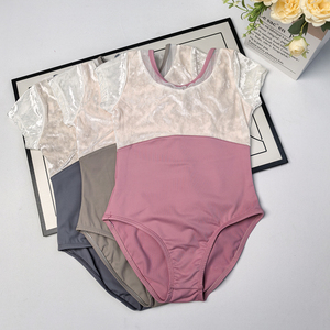 Leotardo de Ballet de terciopelo de nailon profesional Ropa de baile de entrenamiento popular para entusiastas del baile - Product Image 1