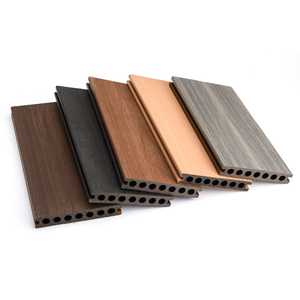 Factory Direct Wood Plastic Composite <b>Decking</b> Board Co-extrusion WPC Outdoor Anti-UV Flooring Decks - Product Image 1