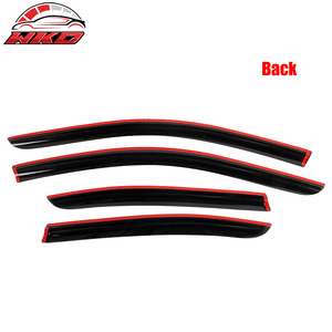 Viseras acrílicas para ventanas, 4 piezas, deflectores de lluvia, compatibles con Subaru Outback Legacy 05-06 - Product Image 5