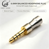 YIVO XSSH Audio Prise casque équilibrée 4,4 mm Hi-End HIFI Connecteur de sortie audio Jack pour haut-parleur OEM ODM Vente en gros
