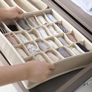 Boîte de rangement de garde-robe, tissu domestique, vêtements, sous-vêtements, chaussettes, boîte de finition, artefact de séparation - Product Image 6
