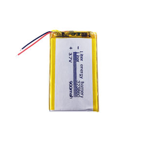 定制323860 304060 900mah 3.7V锂聚合物电池数字产品 - Product Image 1