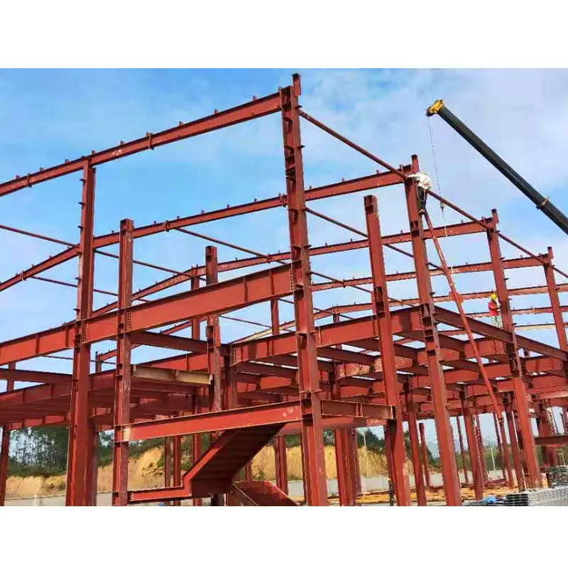 scaffolding scaffold pipe workshop building bridge construction homes red iron prefab poultry house steel structures